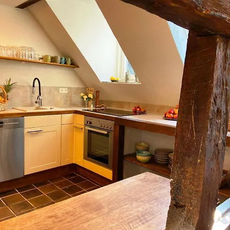 Burg Maisonette Im Posthalterhof Mit Sauna بلانكينهييم